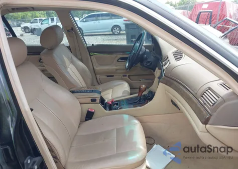 1998 BMW 740Ia из США, поврежденный, VIN WBAGF8321WDL53371